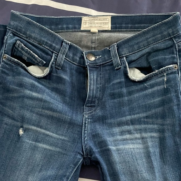 Current / Elliott Skinny Jeans, Size 26 - Picture 4 of 5